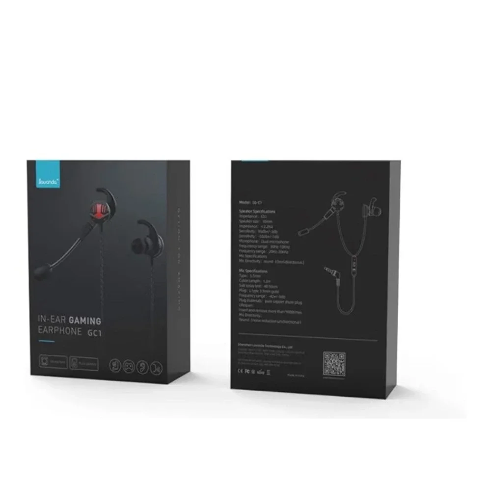 Lavanda In Ear Gaming‎ Earphone GC1, Black/Blue